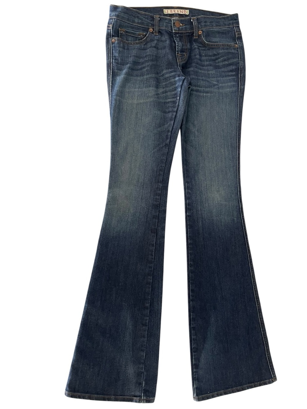 J Brand Women’s 25 Dark Wash Flare Bootcut Jeans Low Rise Made in USA Y2K